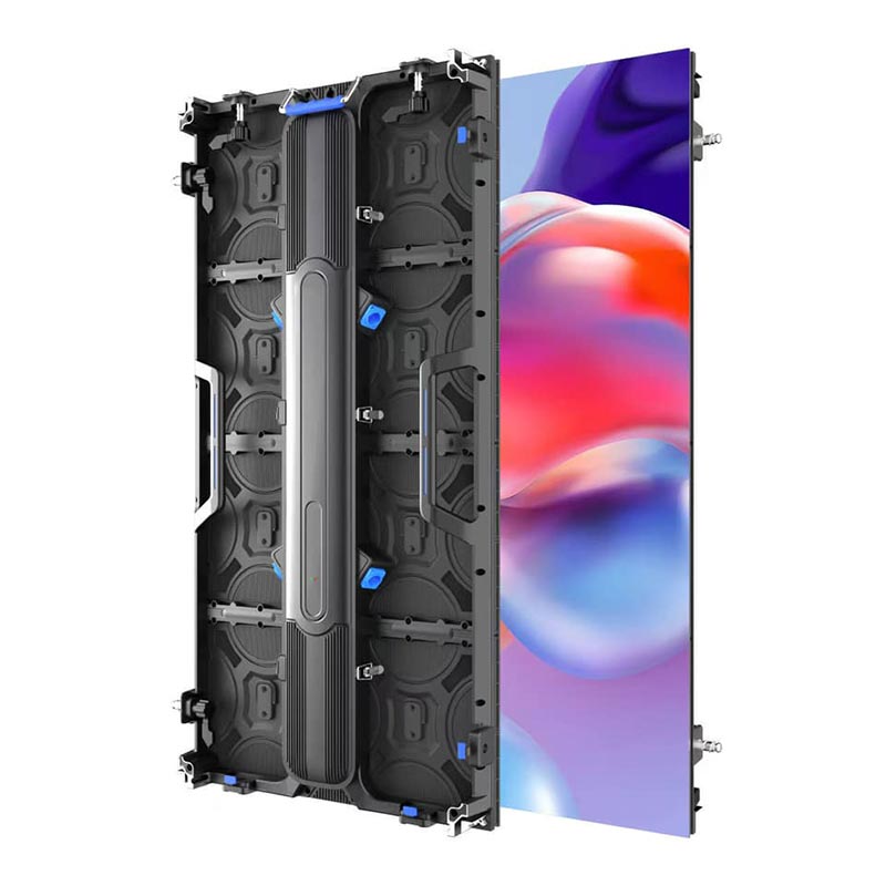 Custom Shaped Indoor LED Rental Display for Unique Exhibition Booth Designs